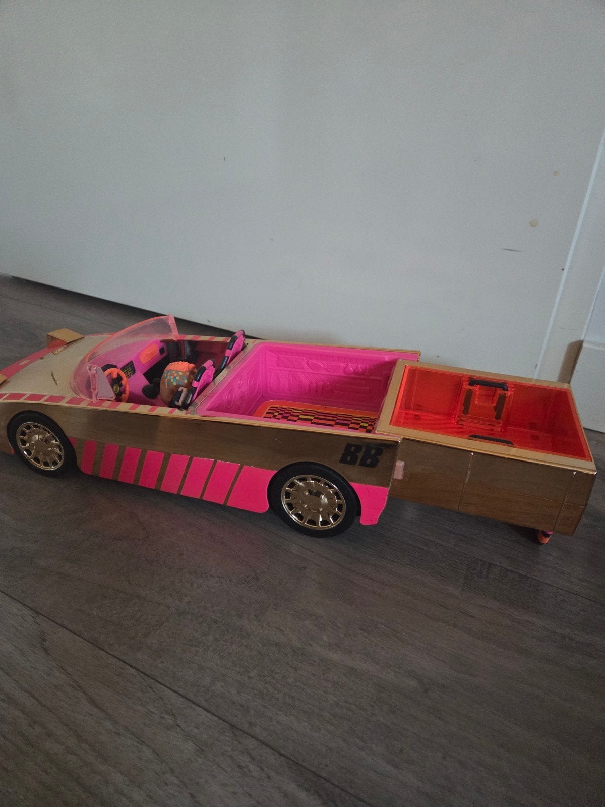 lol cabrio, Ophalen
