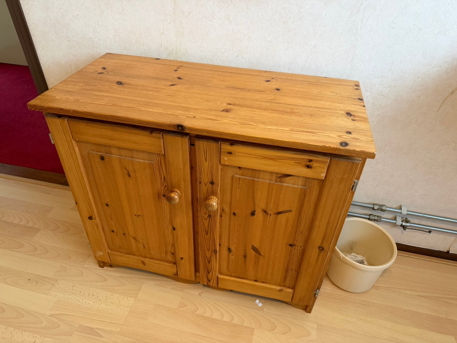Houten kastje, Ophalen, Gebruikt, 50 tot 100 cm, Grenenhout