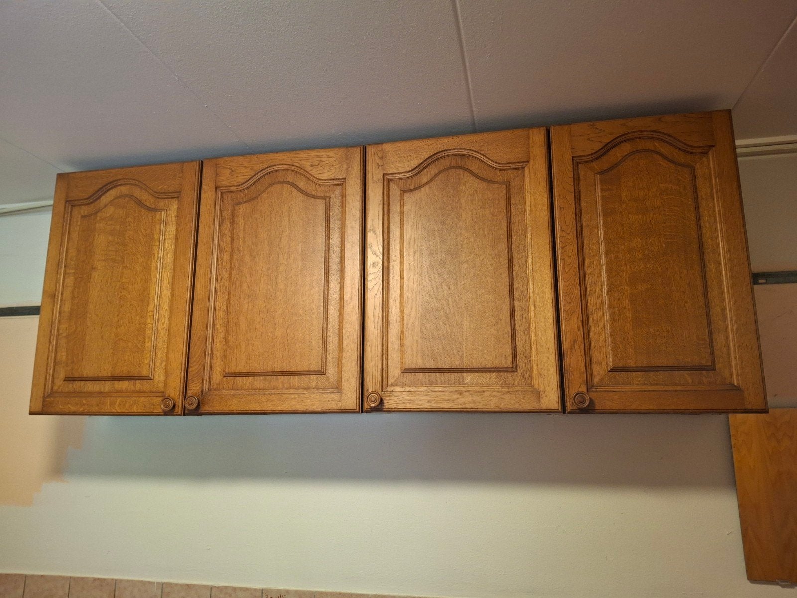 Houten bovenkasten voor keuken of berging, Ophalen, Gebruikt
