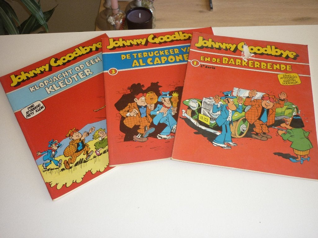 Attanasio / Lodewijk: 3x Johnny Goodbye, Meerdere stripboeken, Ophalen of Verzenden, Gelezen