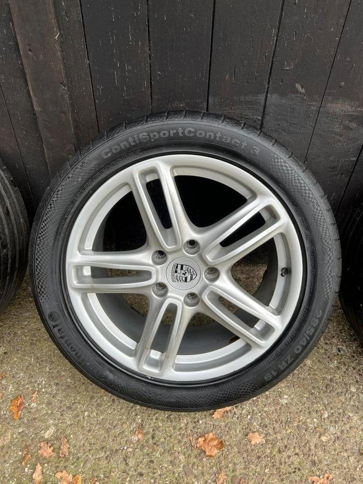 Originele Porsche panamera 970 turbo velgen 19? 5x130 set, Gebruikt, 285 mm, Banden en Velgen, Niet ingevuld