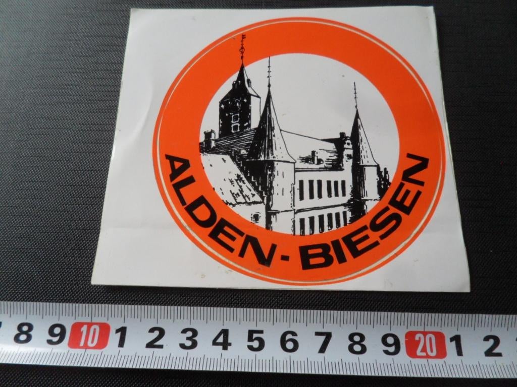 sticker België Alden - Biesen, Ophalen, Zo goed als nieuw