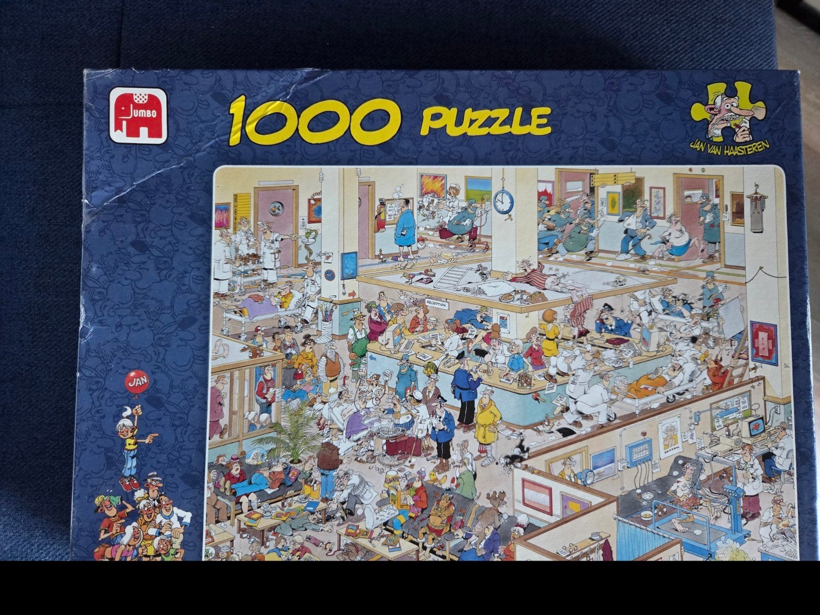Jan van Haasteren puzzels 1000 stuks (diversen), Ophalen, 500 t/m 1500 stukjes, Zo goed als nieuw