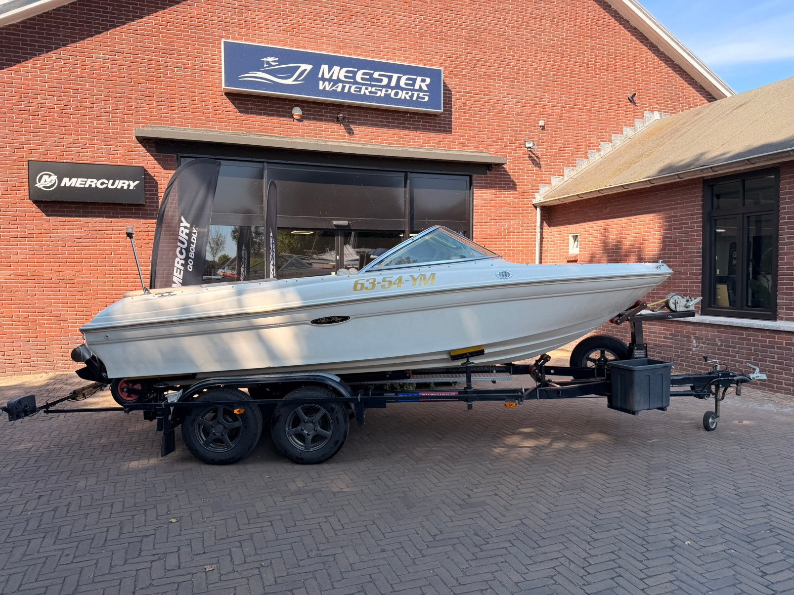 Sea Ray 180 bowrider, speedboot, Gebruikt, 120 tot 200 pk, Ophalen of Verzenden, Sea Ray
