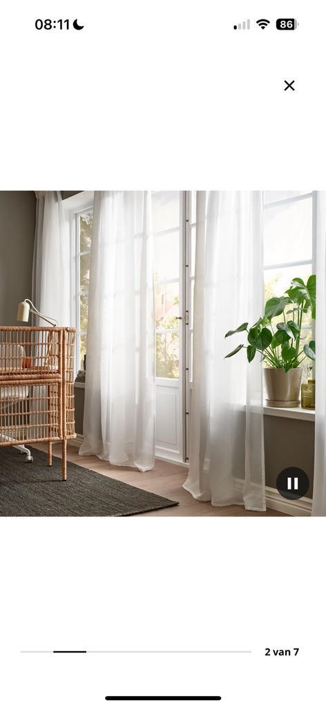 5 x IKEA STENFRÖ Gordijnen Kant en Klaar 300x300, 200 cm of meer, Nieuw, Ophalen of Verzenden, 200 cm of meer