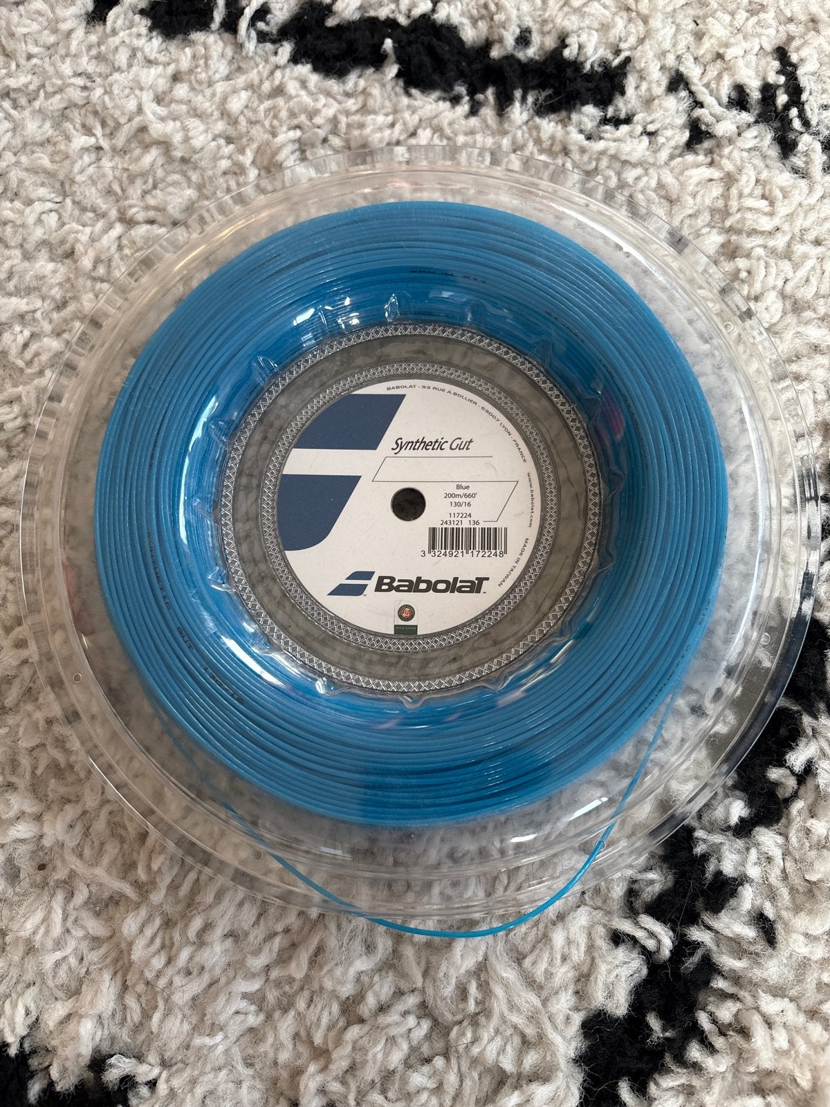 Babolat Synthetic Gut Tennis Snaar - Blauw (Hele Rol), Ophalen, Nieuw, Grip of Snaar, Babolat