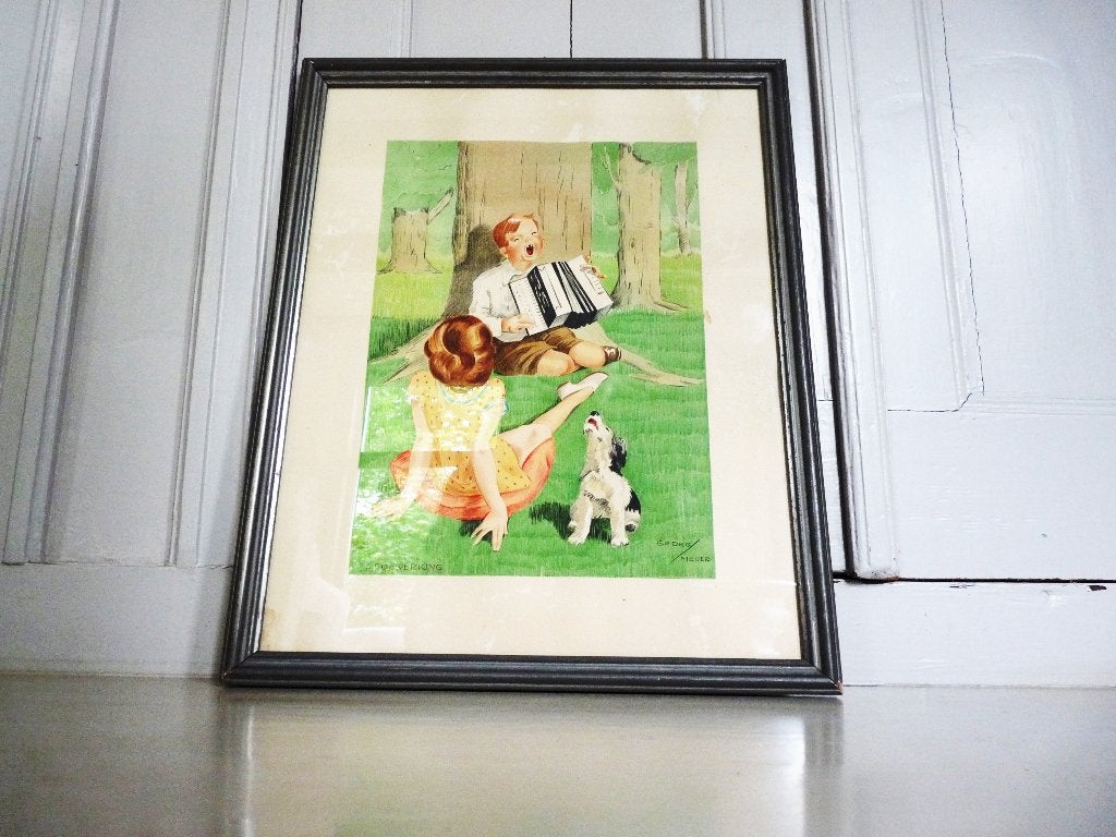Georg Meijer medewerking copyright luii & co ca 1930, Verzenden, A1 t/m A3, Overige onderwerpen, Rechthoekig Staand
