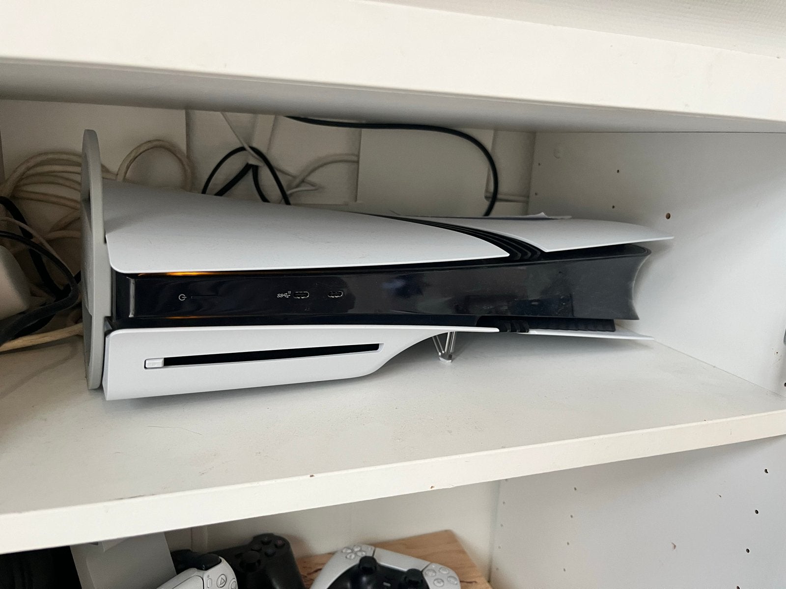 PlayStation 5 PRO Disc Versie met 3 controllers en headset, Spelcomputers en Games, Ophalen of Verzenden, Zo goed als nieuw, Playstation 5