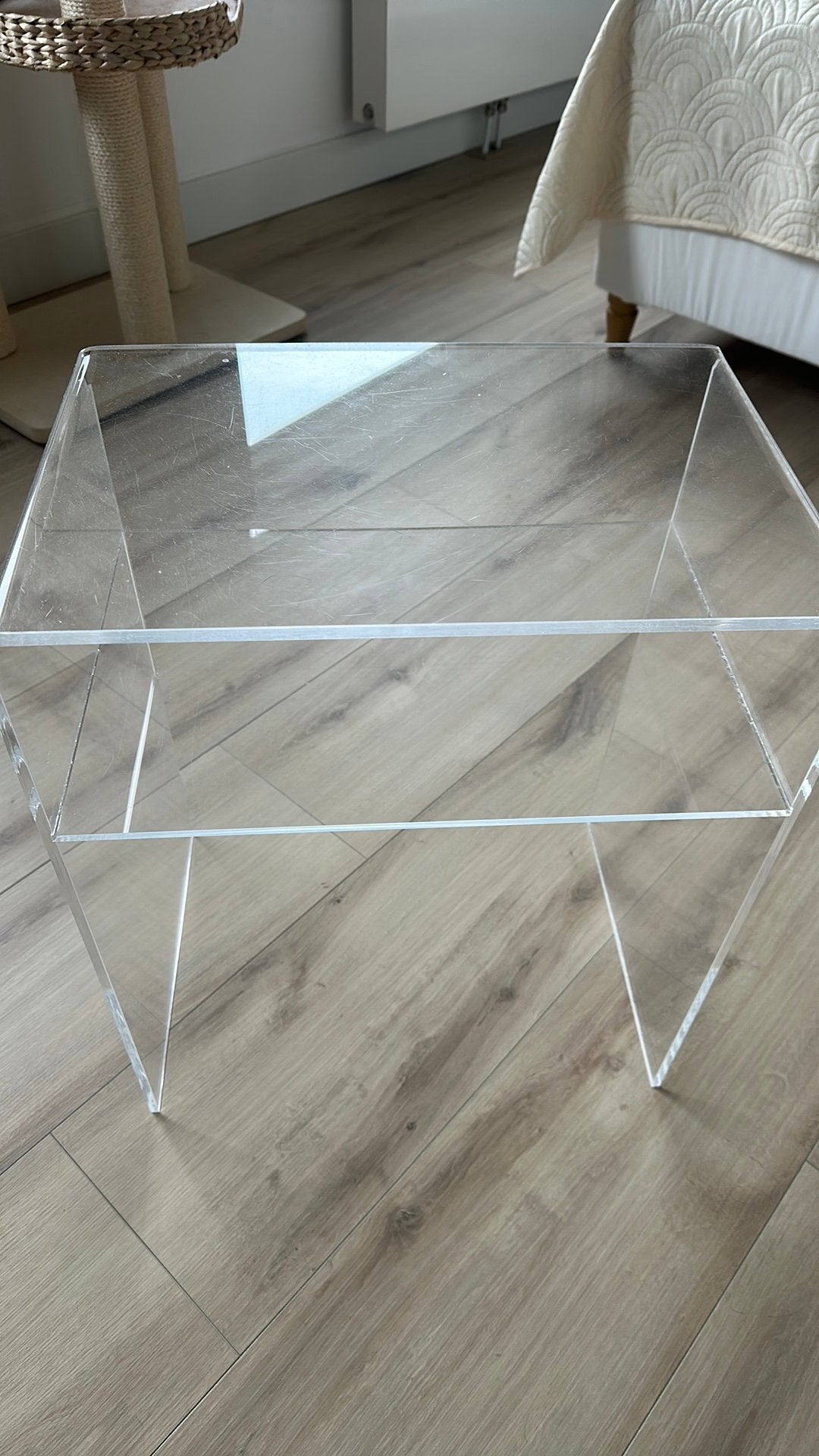 Design bijzet tafeltje, Ophalen, Minder dan 50 cm, Gebruikt, 50 tot 100 cm