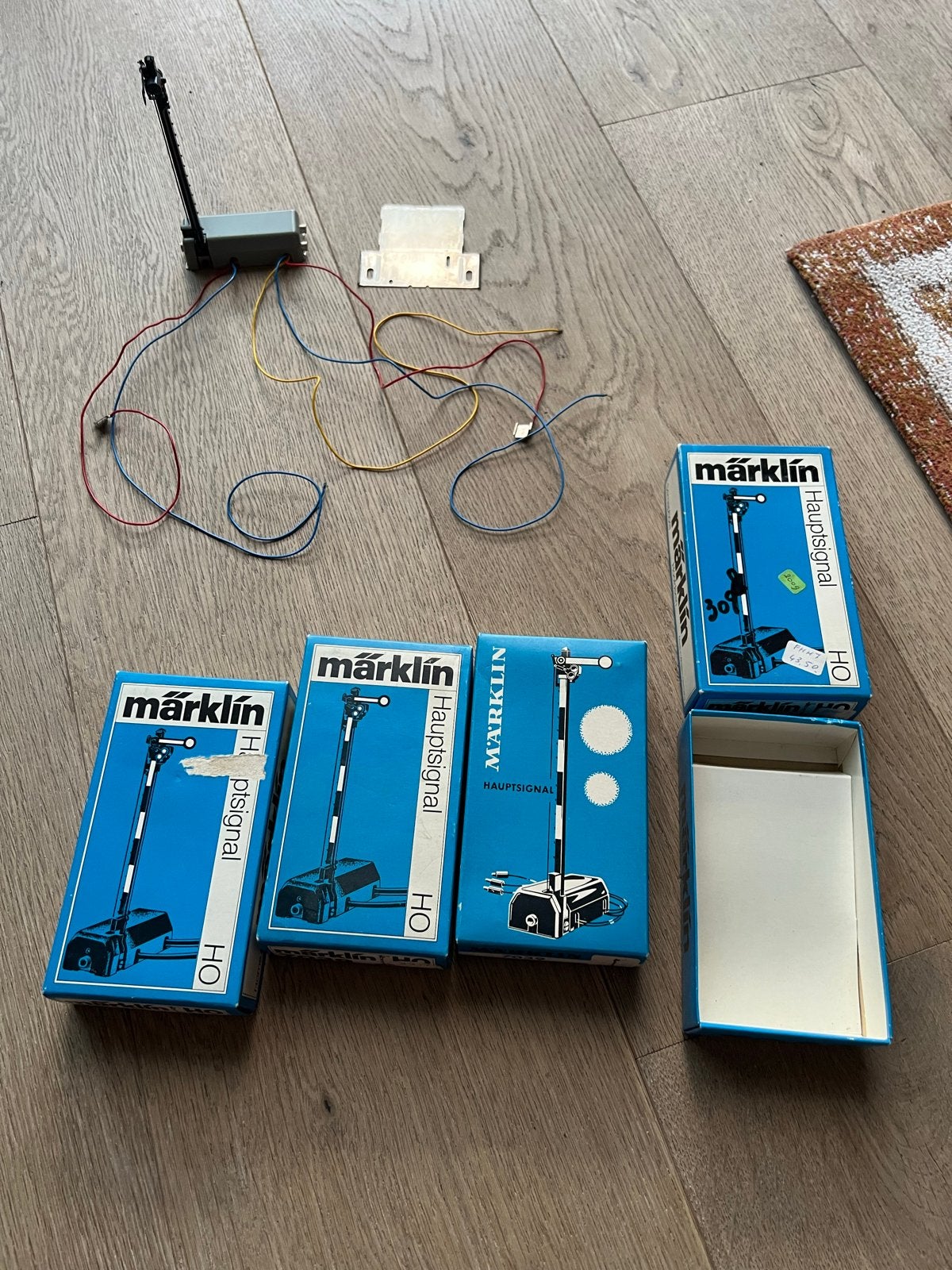 Märklin HO Hoofdsignaal 7039 met originele verpakking, Ophalen, Wisselstroom, Gebruikt, Overige typen