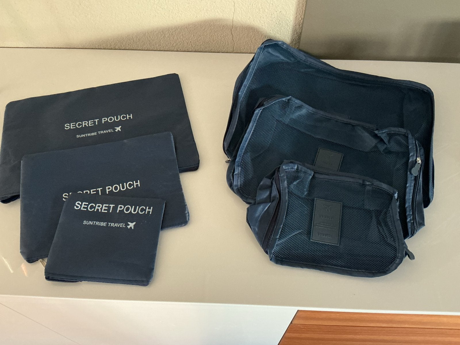 Koffer organizers - packing cubes (6-delige set) - nieuw, Ophalen of Verzenden, Nieuw, Overige materialen