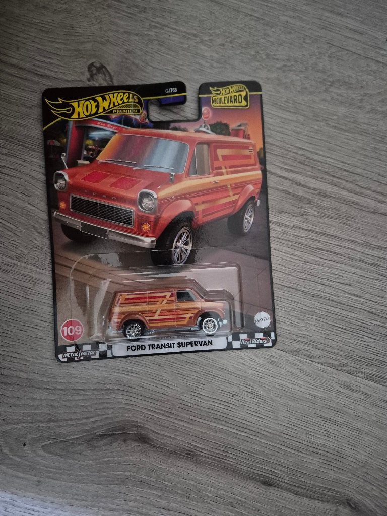 Hot wheels boulevard ford transit supervan, Hobby en Vrije tijd, Ophalen of Verzenden, Nieuw, Auto