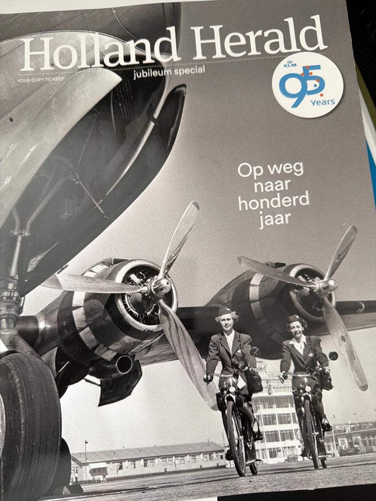 Holland Herald KLM Jubileum Special 95 Jaar, Ophalen of Verzenden, Zo goed als nieuw