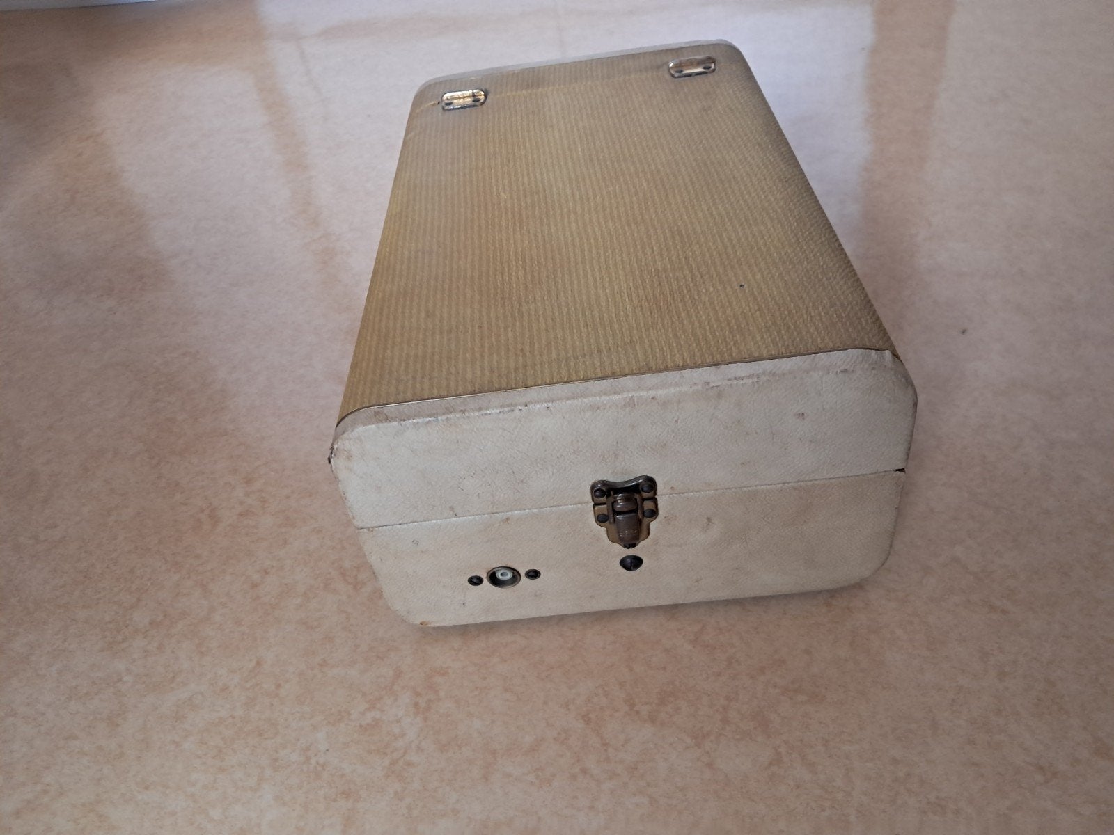 Vintage Philips Koffer Platenspeler uit 1956, Ophalen, Philips, Gebruikt, Pitch-regelaar