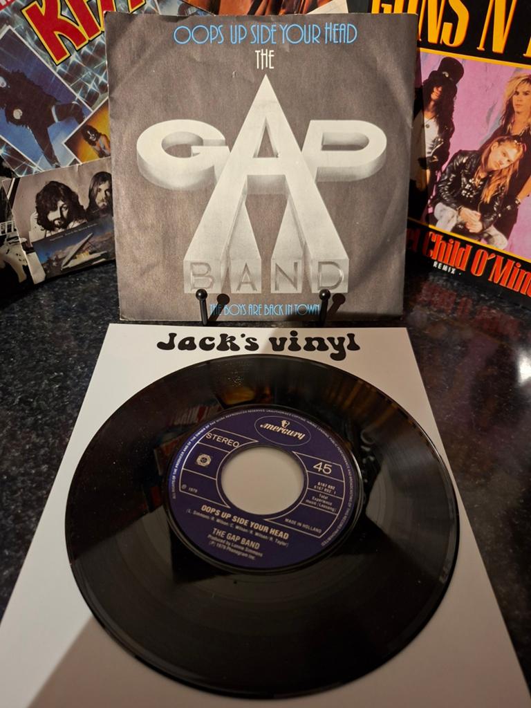 The Gap Band - Oops Up Side Your Head (Single)1980, Cd's en Dvd's, Vinyl Singles, Fotohoes, Ophalen of Verzenden, 1970 - 1979