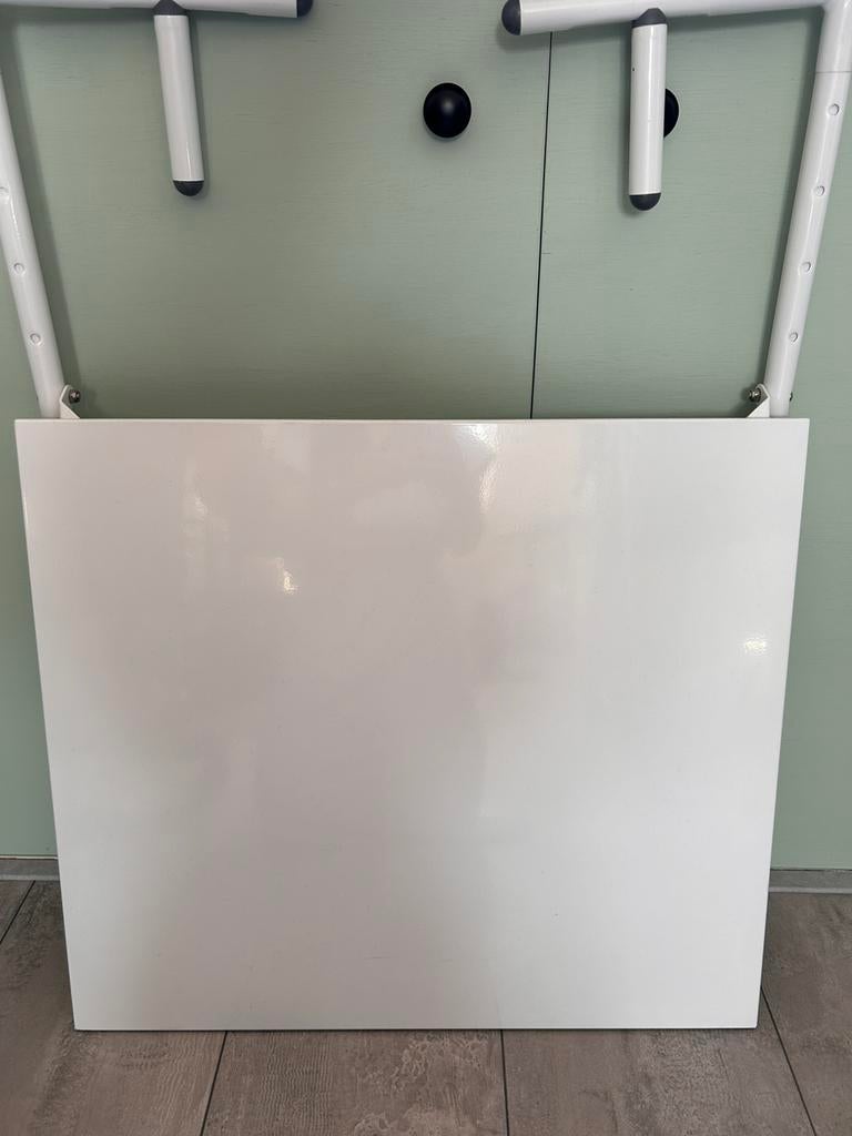 Balkon tafel -wit- Blokker, Ophalen, Gebruikt
