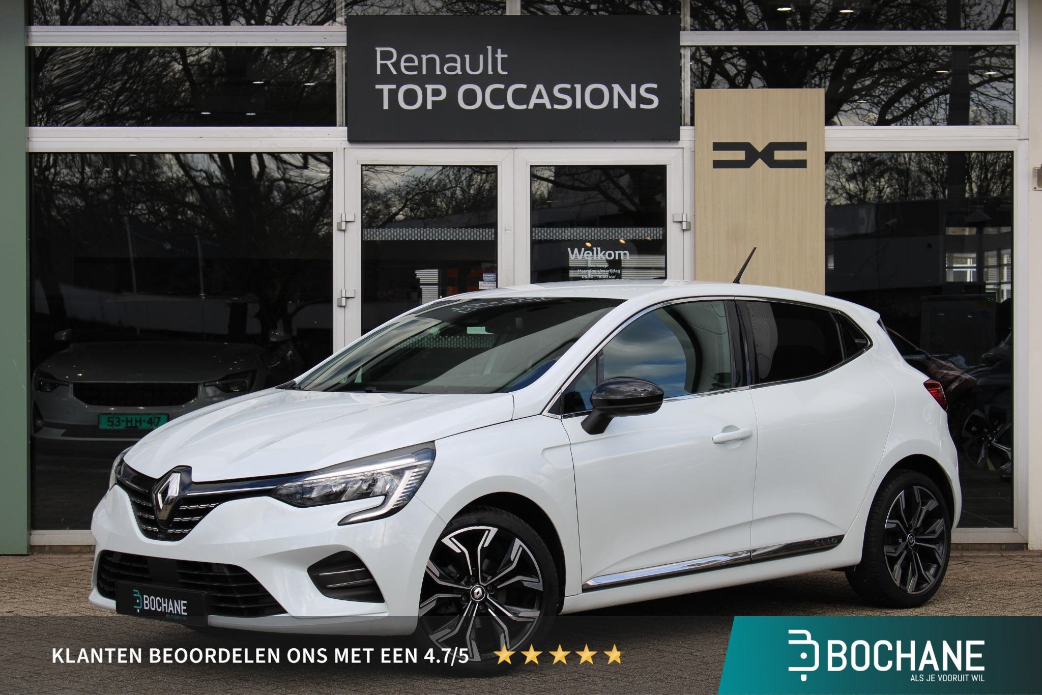 Renault Clio 1.0 TCe 90 Techno | Apple CarPlay / Android Aut, Auto's, Gebruikt, Met garantie (alle), Leder en Stof, Bedrijf