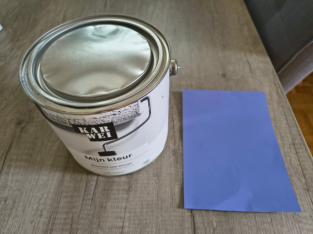 Muurverf, Doe-het-zelf en Verbouw, Verf, Beits en Lak, Ophalen, Paars, Nieuw, Verf
