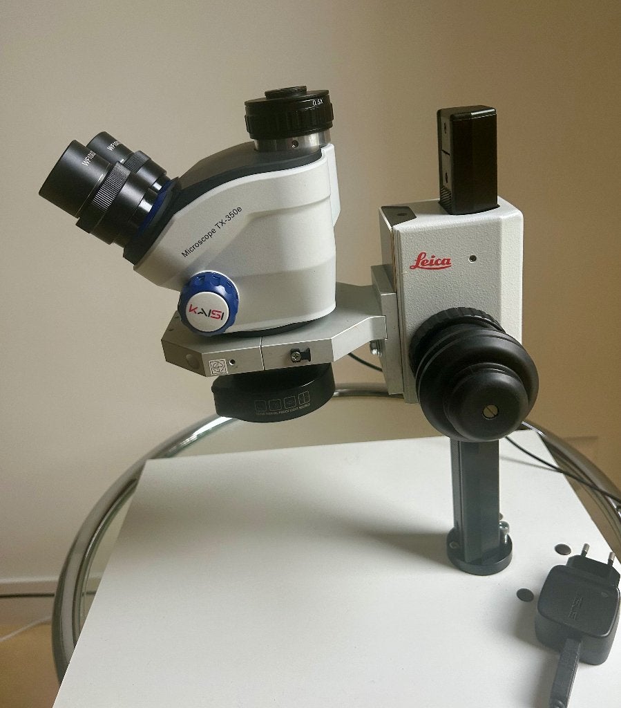 Stereo microscoop met fijn afstelling., Ophalen of Verzenden, Zo goed als nieuw, Minder dan 400x, Stereomicroscoop