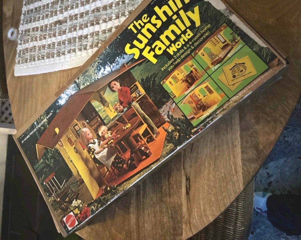 Vintage Mattel The Sunshine Family World Poppenhuis, Ophalen of Verzenden, Gebruikt, Poppenhuis