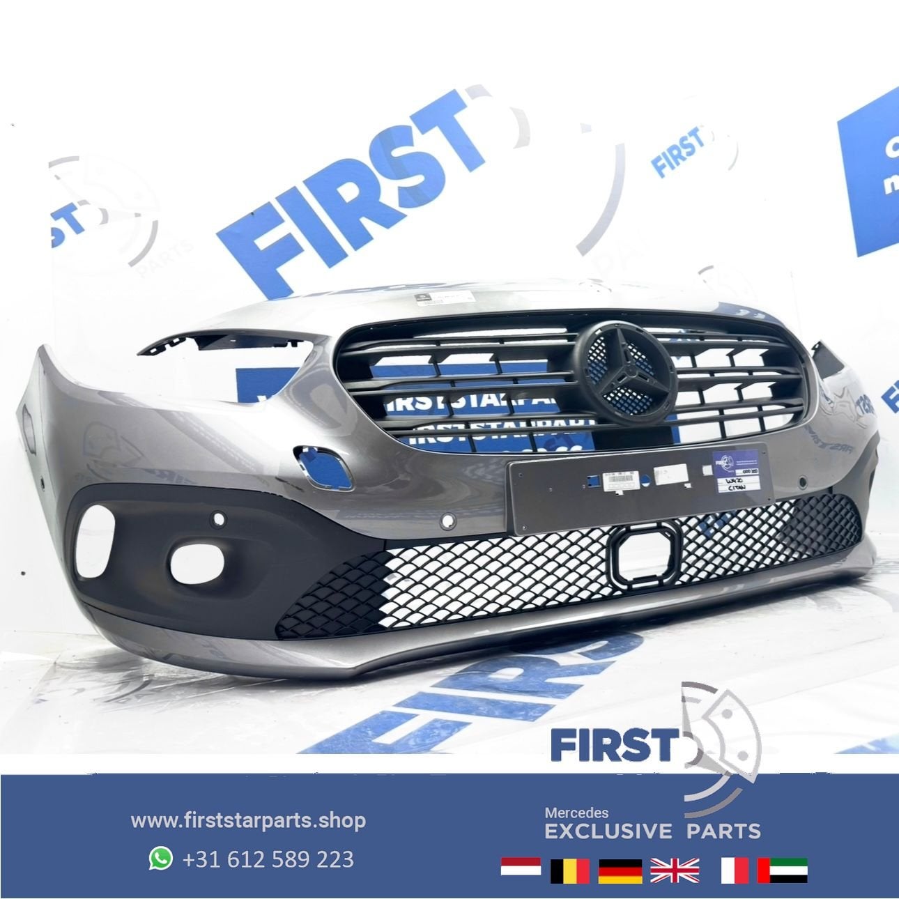 W420 VOORBUMPER CITAN FACELIFT BUMPER A4208852400 2021-2026, Gebruikt, -, Voor, Ophalen of Verzenden