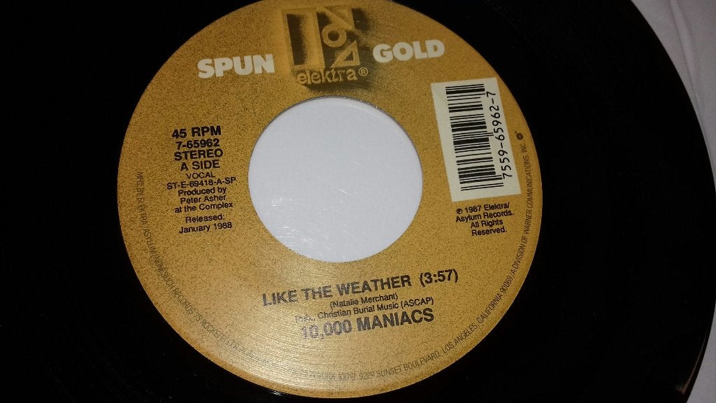 10.000 Maniacs VINYL SINGLE Like The Weather / Peace Train, Verzenden, Nieuw in verpakking, Pop