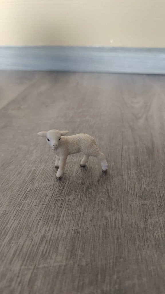 Schleich lammetje speelfiguur, Kinderen en Baby's, Ophalen of Verzenden, Zo goed als nieuw
