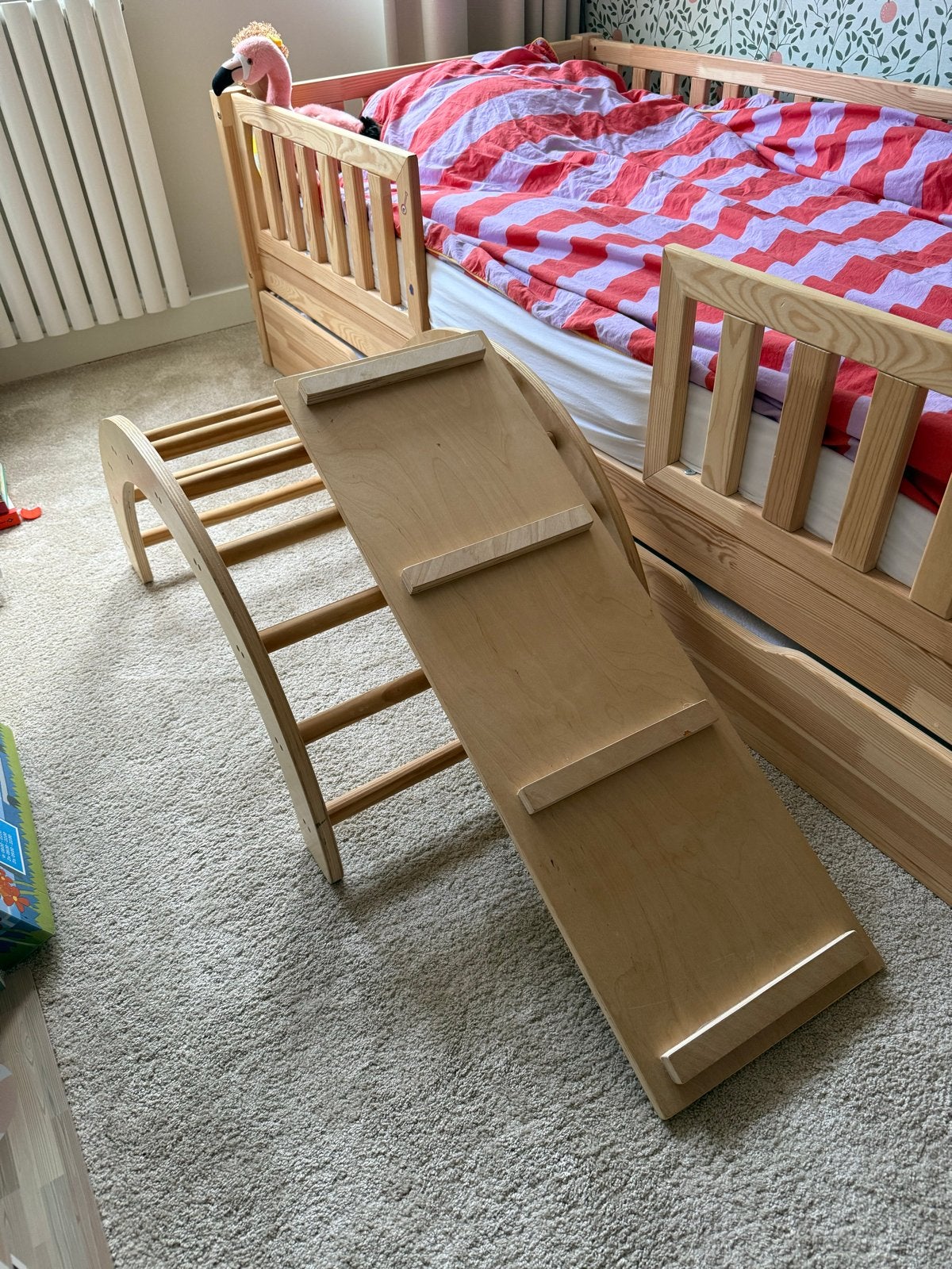 Klimboog voor peuters met glijbaan - Zo goed als nieuw, Kinderen en Baby's, Ophalen, Zo goed als nieuw, Klimwand