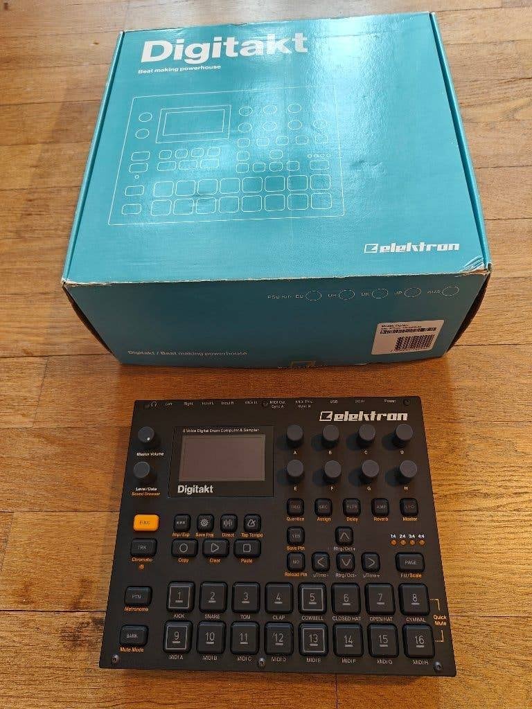 Elektron Digitakt drumcomputer en sampler, Muziek en Instrumenten, Ophalen of Verzenden, Zo goed als nieuw