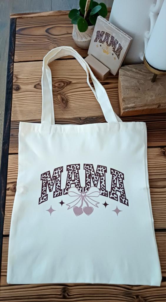 Nieuwe Handgemaakte Canvas Tas - Mama Print, Ophalen of Verzenden