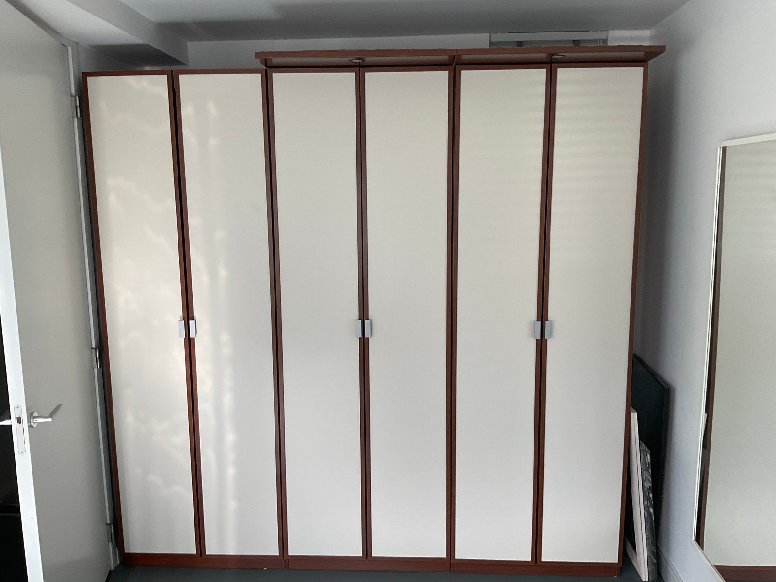 3 Ikea pax kledingkast met lades en hangruimte en planken, Ophalen, Gebruikt, 200 cm of meer, 200 cm of meer