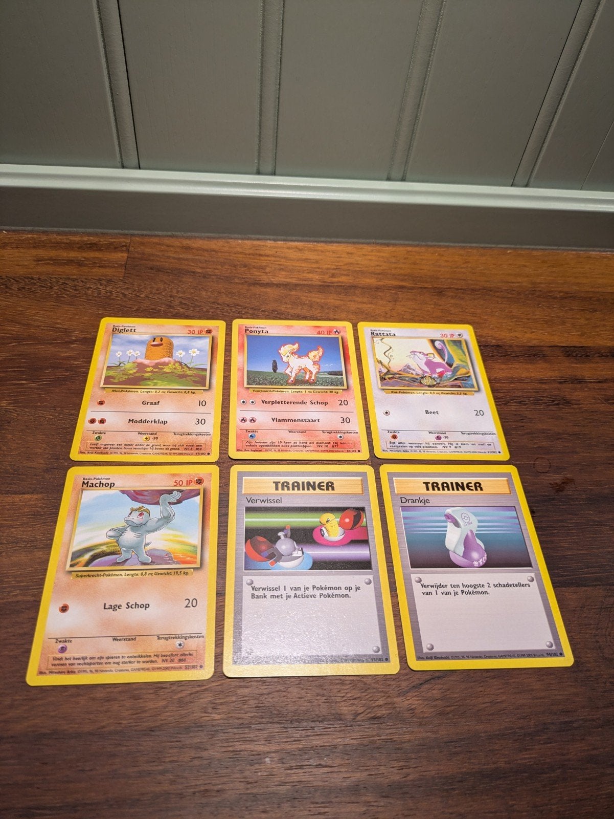 NL pokemon Base setje, Ophalen of Verzenden, Zo goed als nieuw, Meerdere kaarten