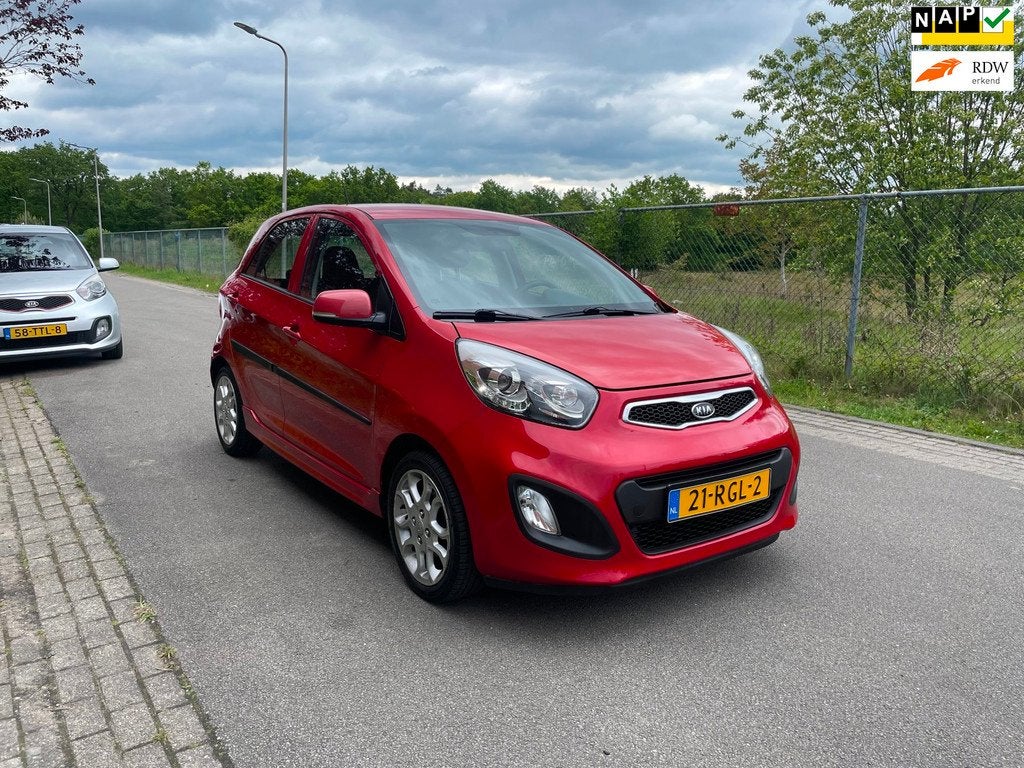 Kia Picanto 1.0 CVVT Comfort Pack [82.000], Auto's, Voorwielaandrijving, Euro 5, Stof, Gebruikt