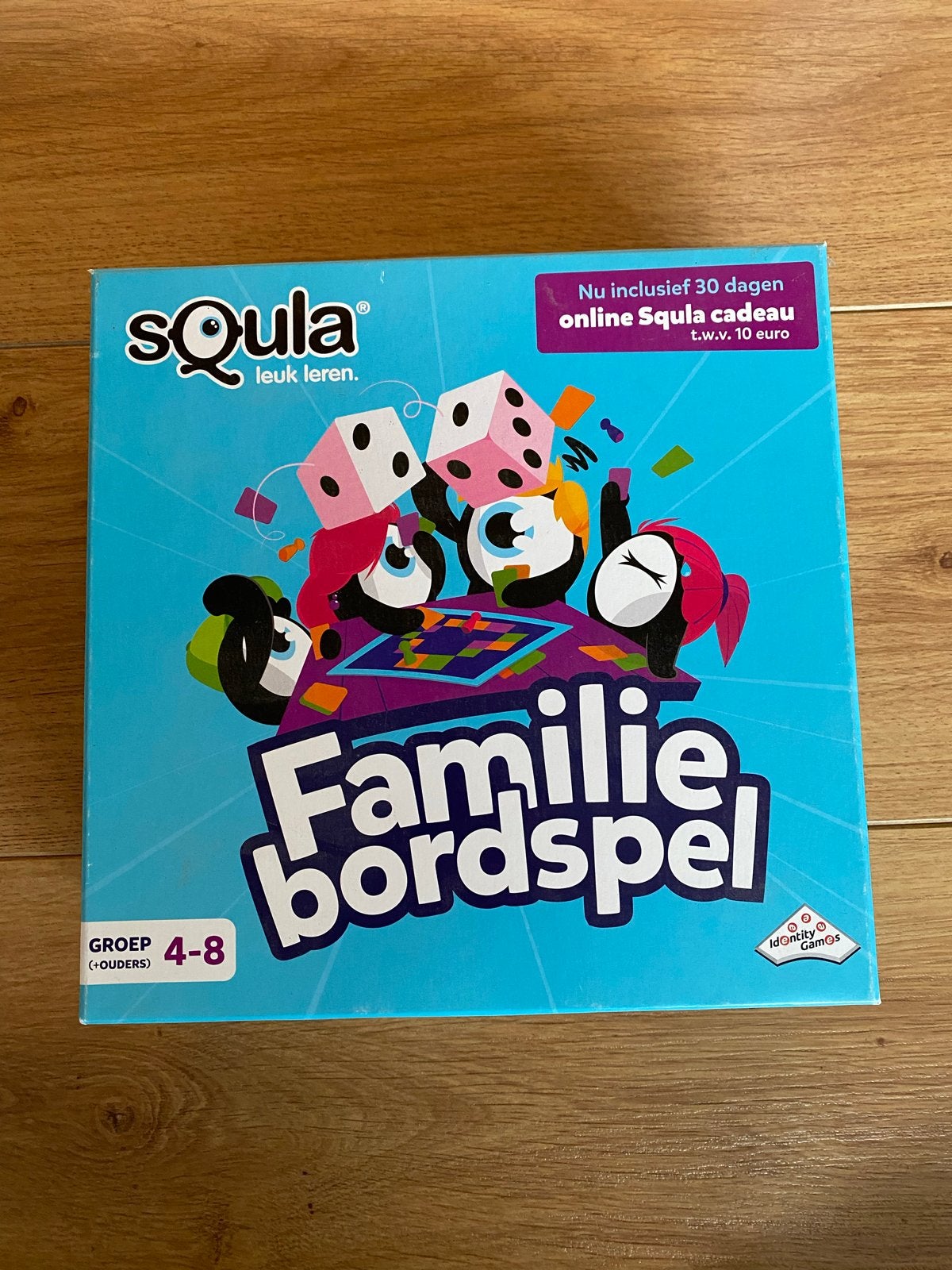 Squla Familie Bordspel - Leuk Leren voor het Hele Gezin, Drie of vier spelers, Ophalen of Verzenden, Zo goed als nieuw