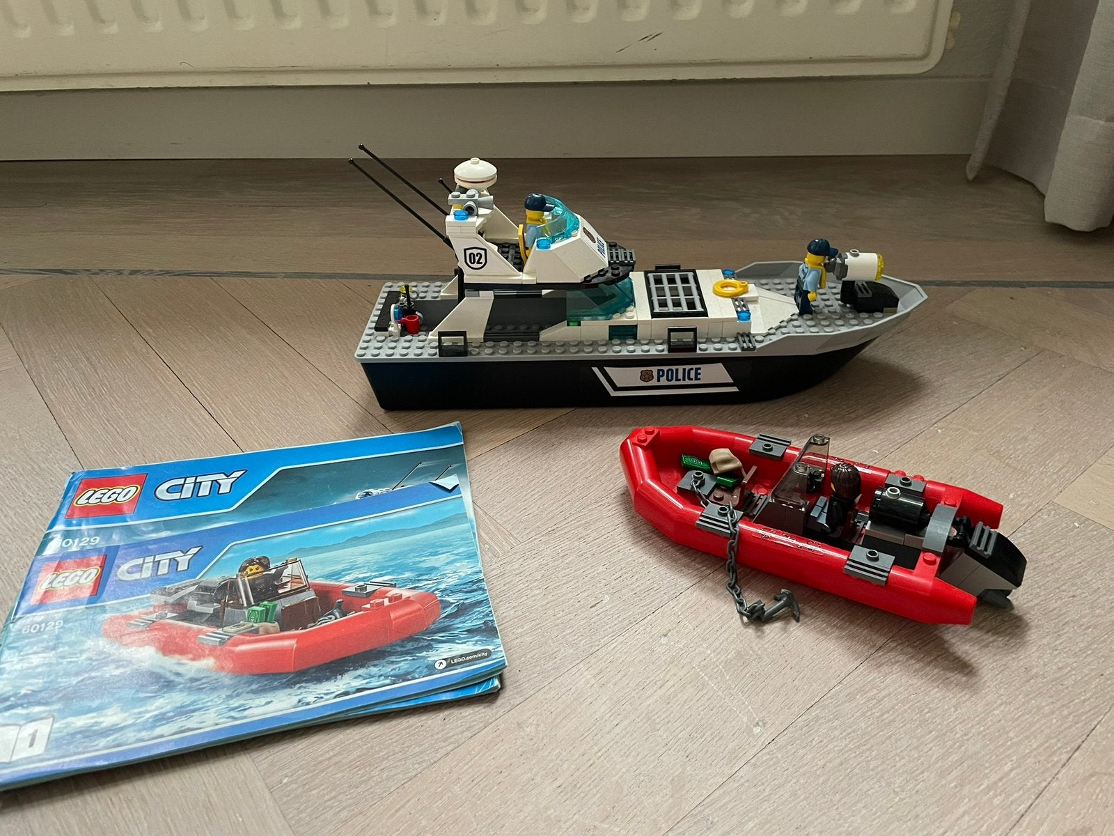 Lego city 60129 Patrouilleboot, Kinderen en Baby's, Ophalen, Lego, Inclusief instructies, Complete set