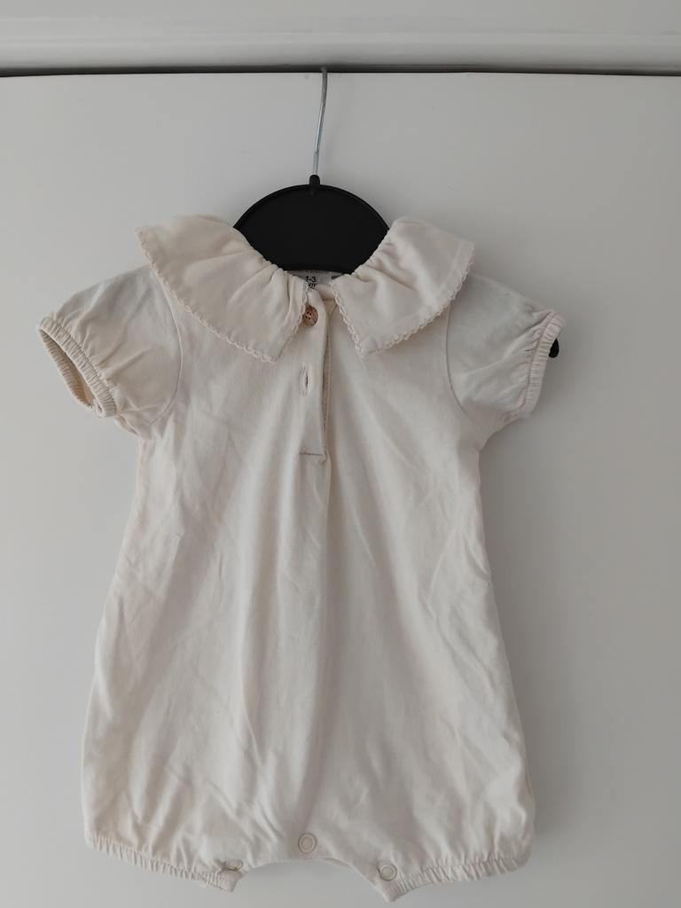 Crème babypakje zara home maat 1-3 maand/ 58, Kinderen en Baby's, Jongetje of Meisje, Ophalen of Verzenden, Zo goed als nieuw