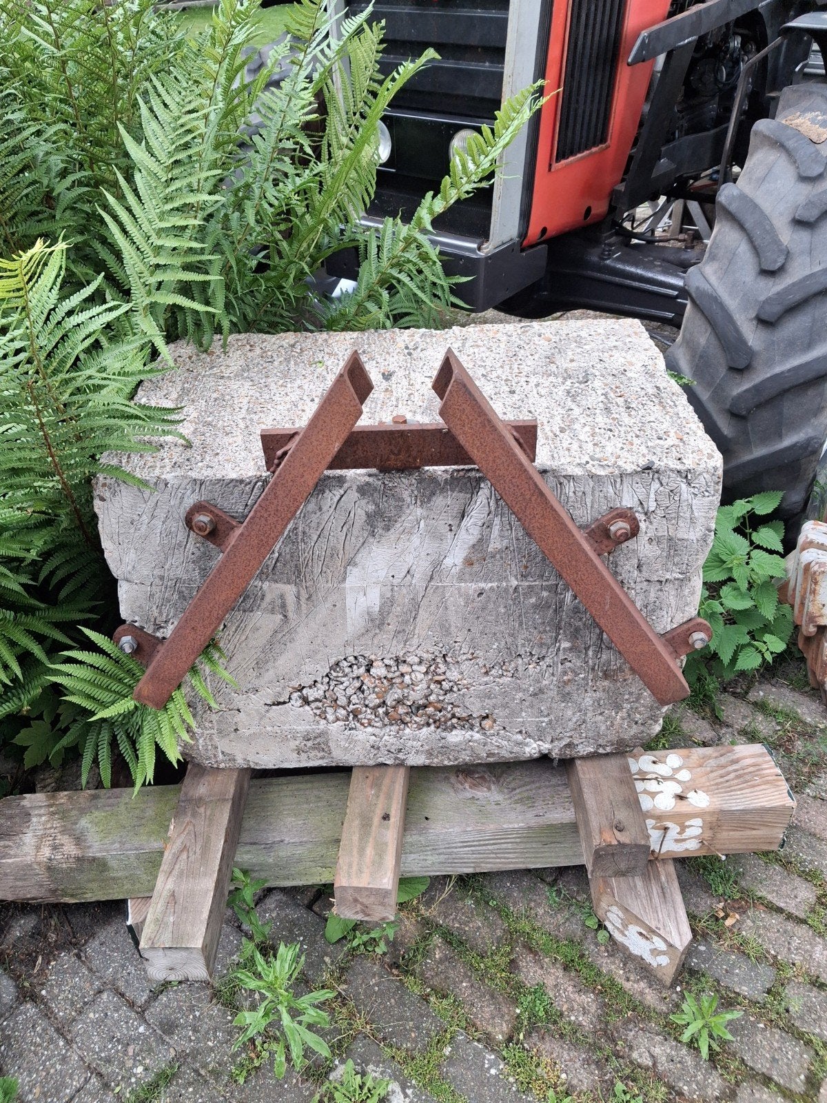 Frontgewicht gewicht, Ophalen