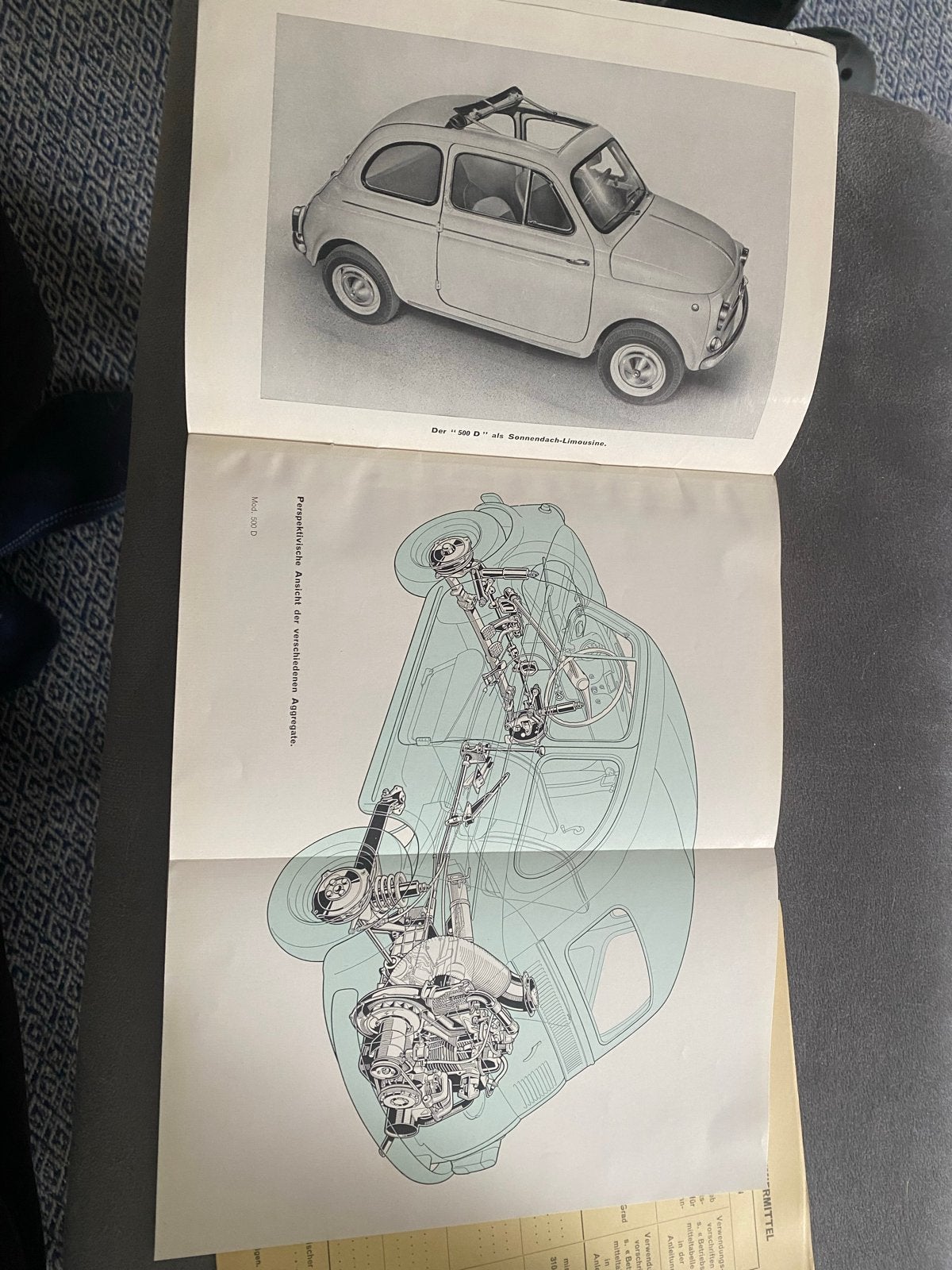 Fiat 500 D Gebruikershandleiding - Origineel, Boeken, Auto's | Boeken, Ophalen of Verzenden, Gelezen