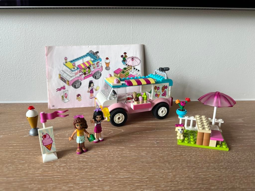 Enma’s Ice cream truck 10727, Ophalen of Verzenden, Gebruikt, Lego, Friends