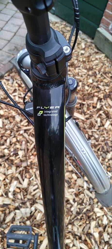 Flyer dames fiets in prima staat, Ophalen, Gebruikt, 50 km per accu of meer, Overige merken