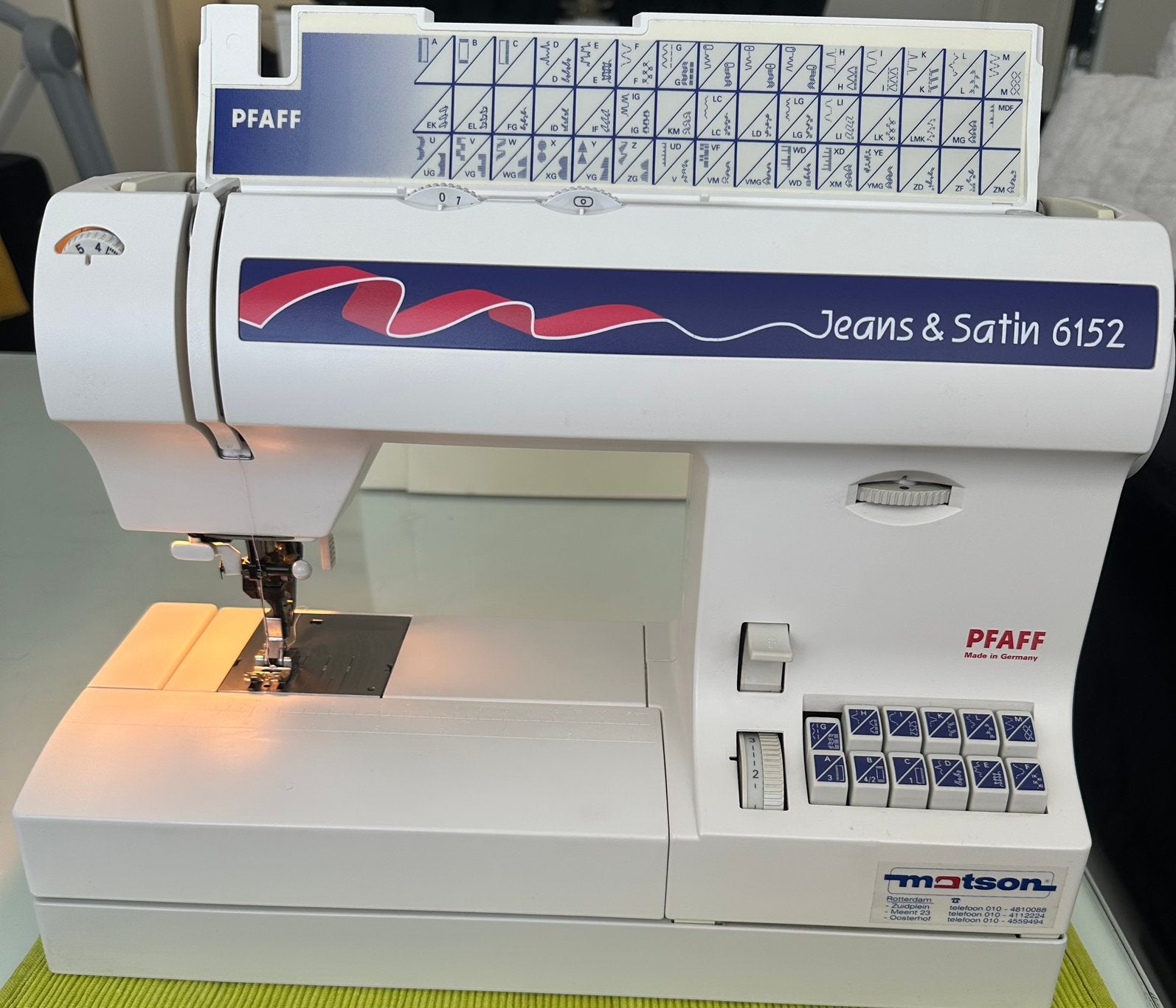 Naaimachine pfaff Jeans & Satin 6152, Ophalen, Zo goed als nieuw, Naaimachine, Pfaff