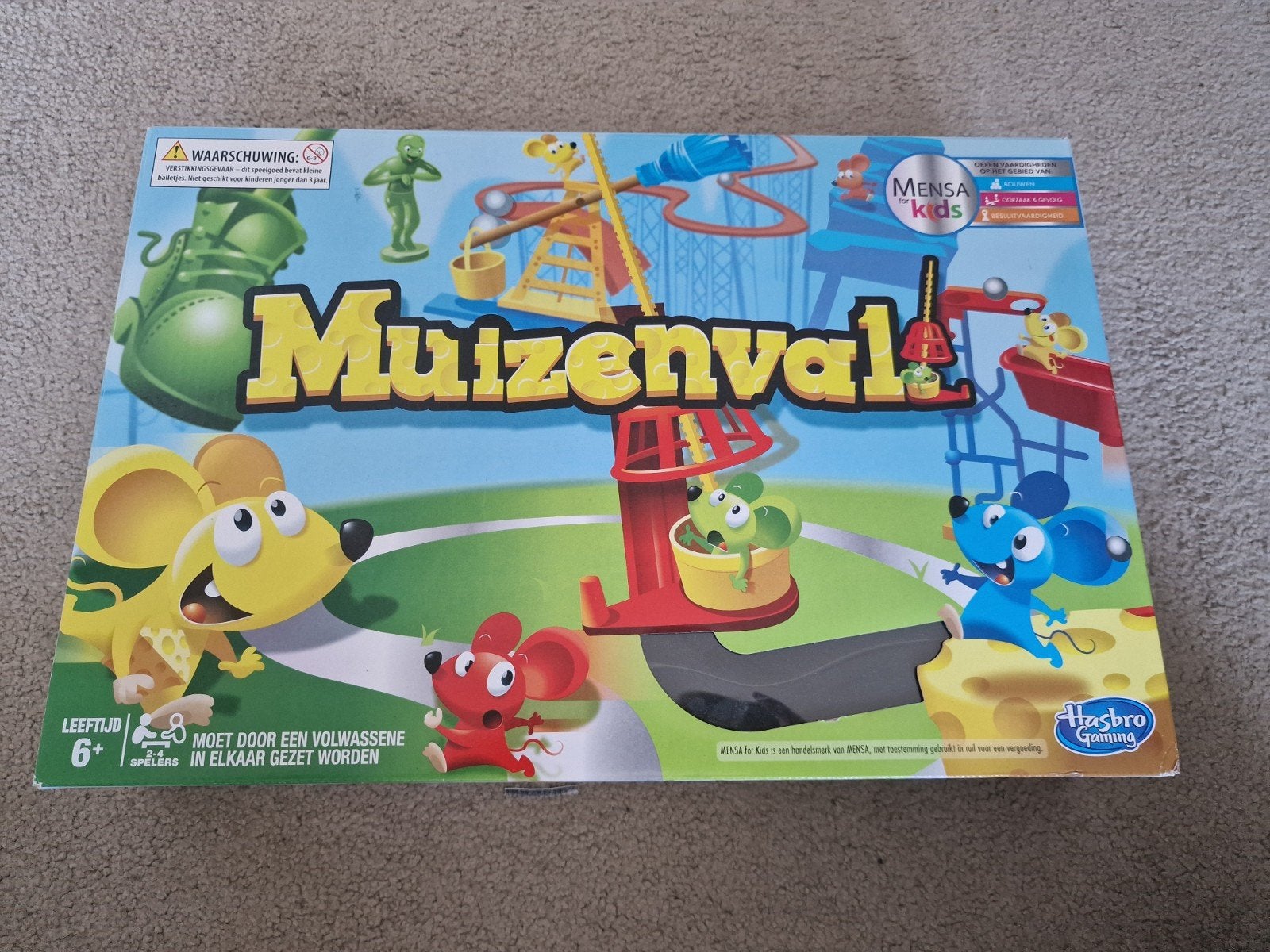 Muizenval Bordspel van Hasbro Gaming - Mensa Kids, Ophalen of Verzenden