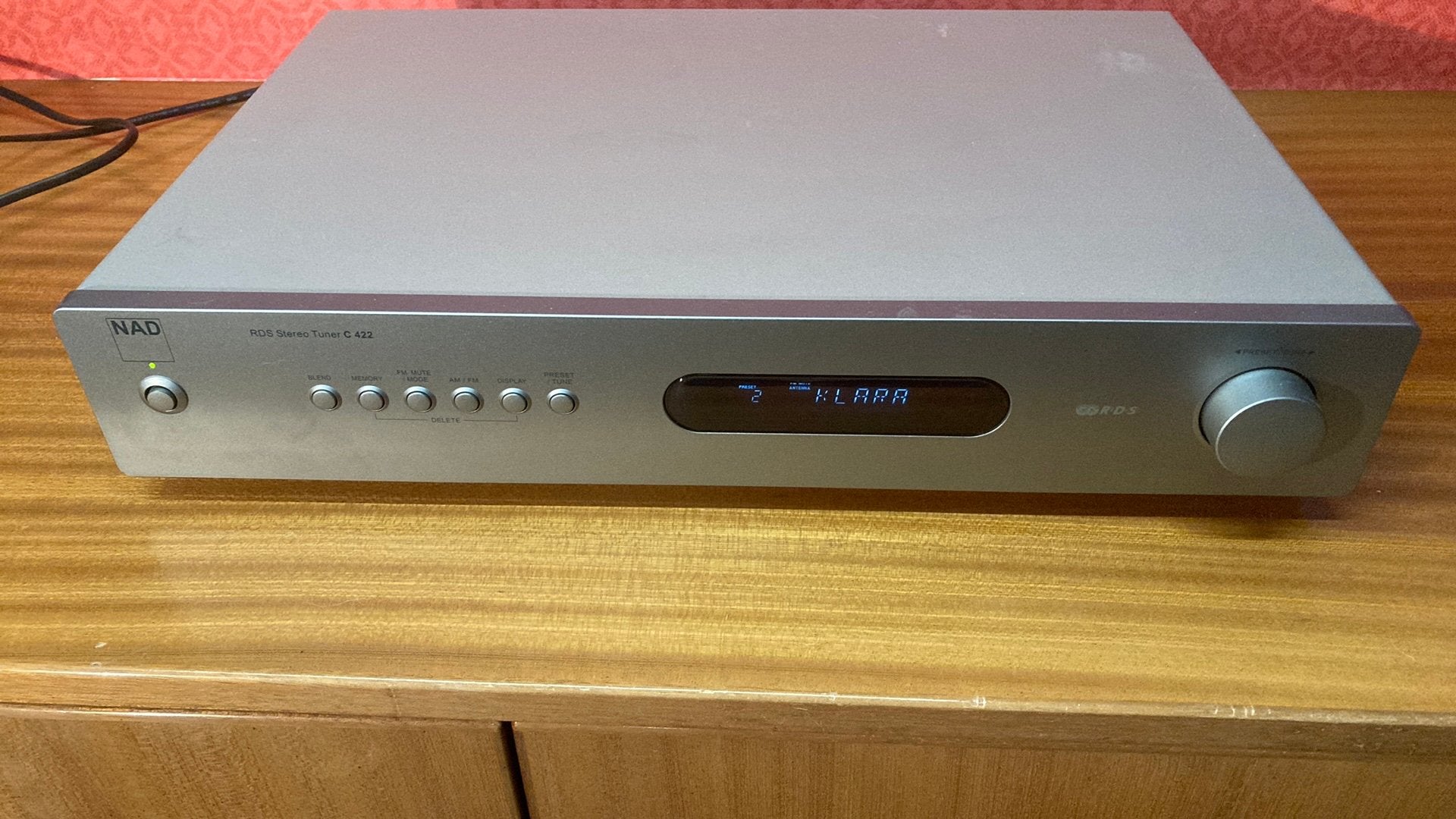 NAD rds tuner C422 zilver, Ophalen of Verzenden, Zo goed als nieuw, Audio
