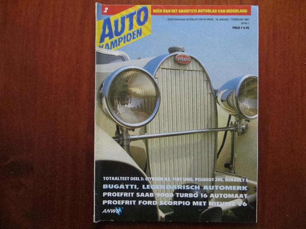 Autokampioen 2 1987 Citroën AX, Peugeot 205, Renault 5, Uno, Ophalen of Verzenden, Zo goed als nieuw, Renault