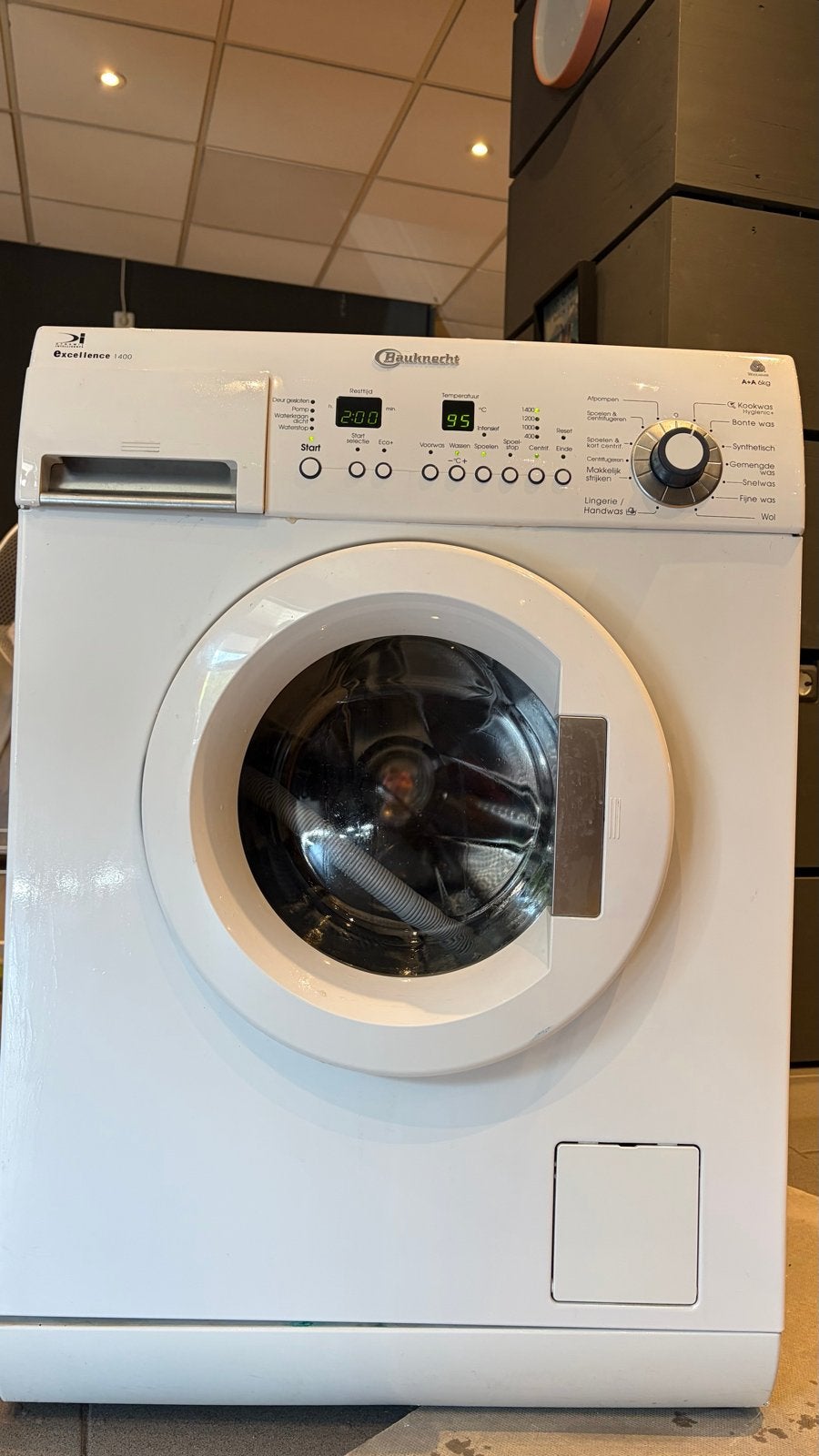 Bauknecht Excellence 1400 Wasmachine - 6kg, Ophalen of Verzenden, Zo goed als nieuw, Voorlader, 85 tot 90 cm