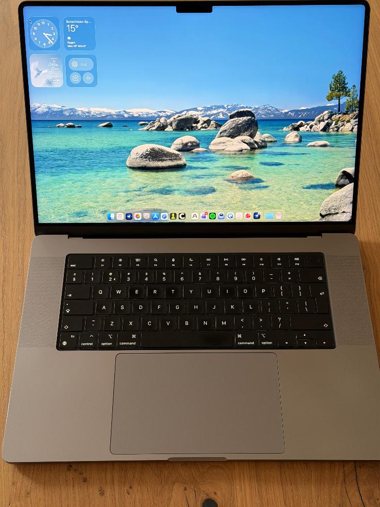 Macbook Pro 16 2021 M1 Pro 16GB+1TB SpaceGray, Computers en Software, Apple Macbooks, Gebruikt, MacBook Pro, 16 inch, 4 Ghz of meer