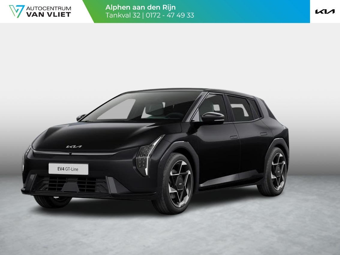 Kia EV4 GT-Line Business Edition 81.4 kWh | Actieprijs* | Na, Auto's, 81 kWh, 510 min, Zwart, 204 pk