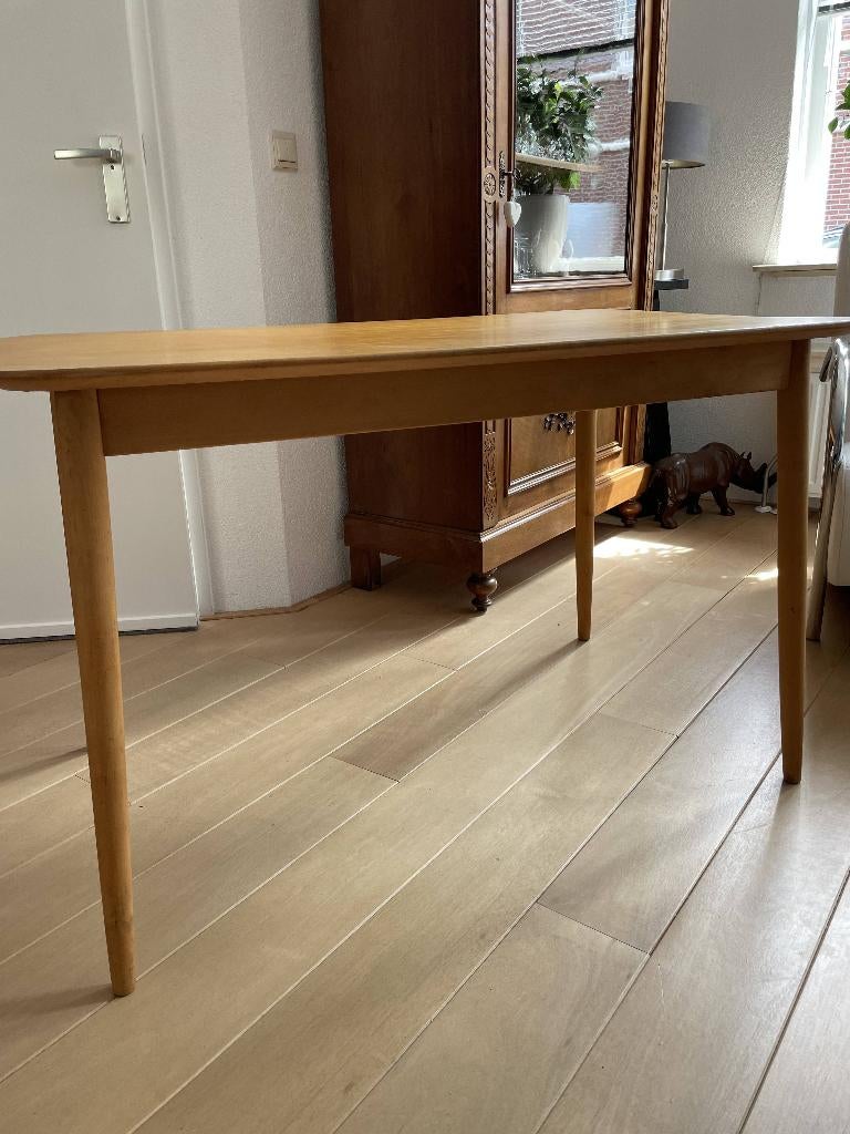 Scandinavisch design (voor kleine kamer/keuken) eettafel, Ophalen, 50 tot 100 cm, Vier personen, Rechthoekig