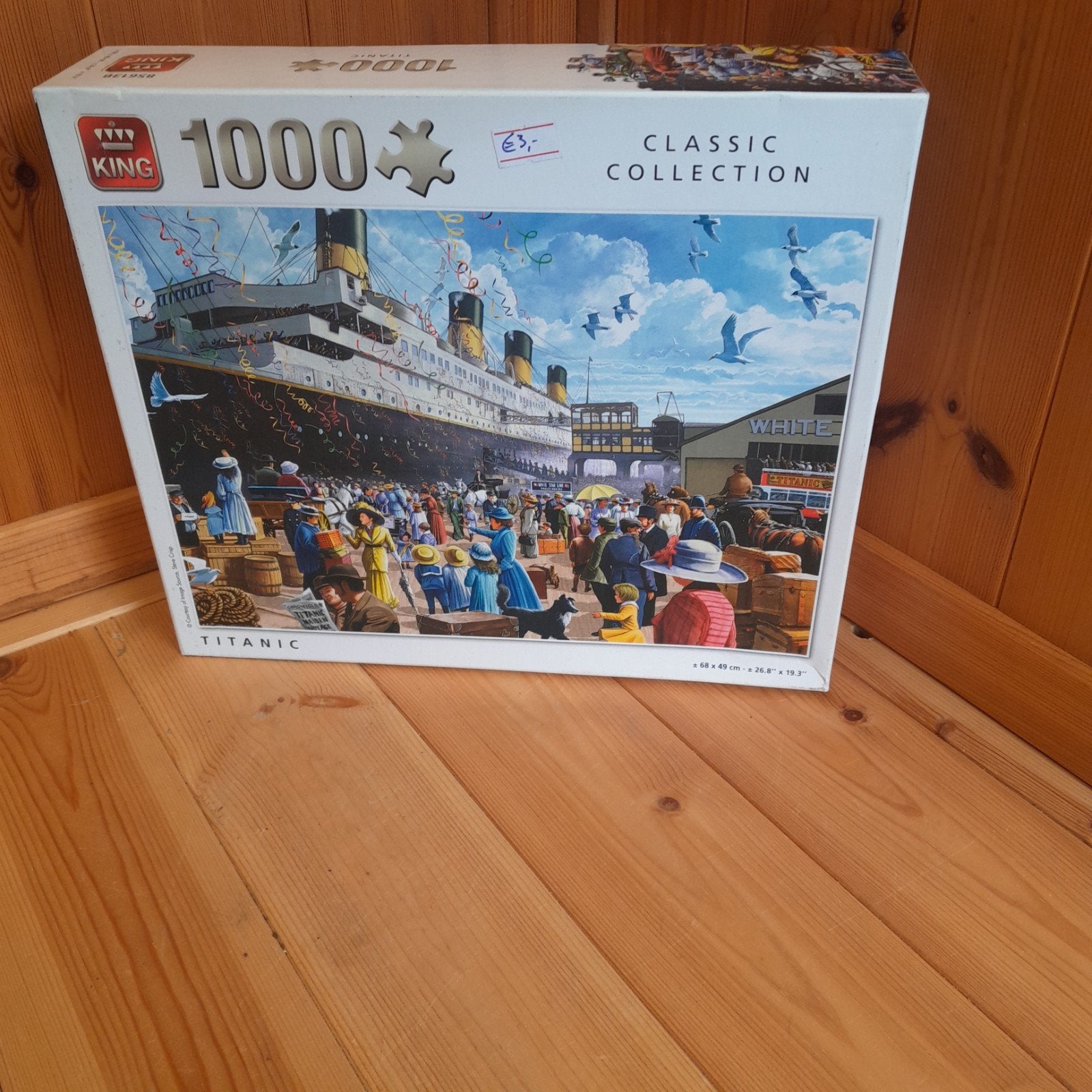 King Legpuzzel Titanic 1000 stukjes - Goede staat, Ophalen of Verzenden