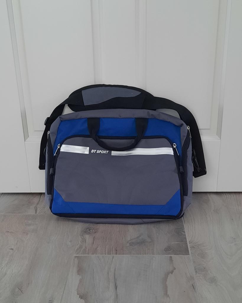 NIEUW CANVAS DOCUMENTENTAS LAPTOPTAS REISTAS 30 x 40 x 9,5, 15 inch, Nieuw, Ophalen of Verzenden, Blauw